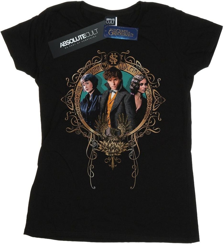 Fantastic Beasts - T-Shirt für Damen BI20053 (M) (Schwarz)