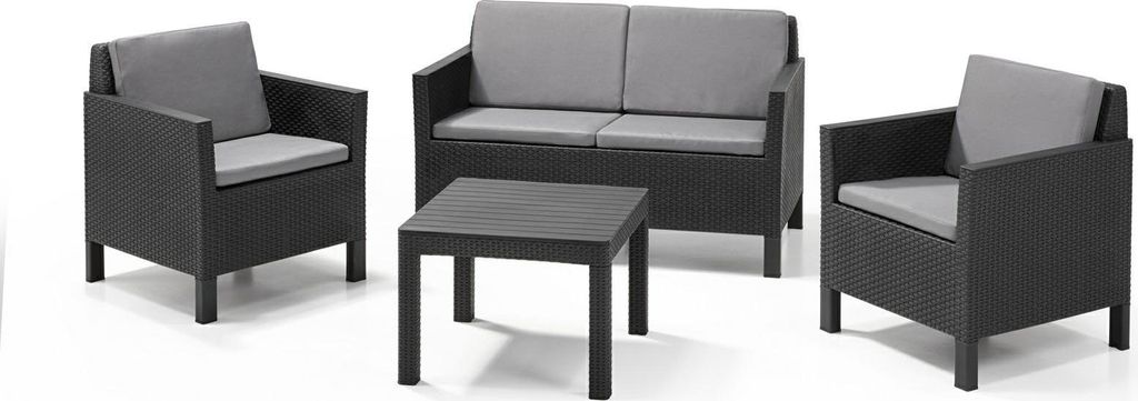Keter Chicago 004 - Set of kleiner Tisch (graphit/grau) Produktbild 