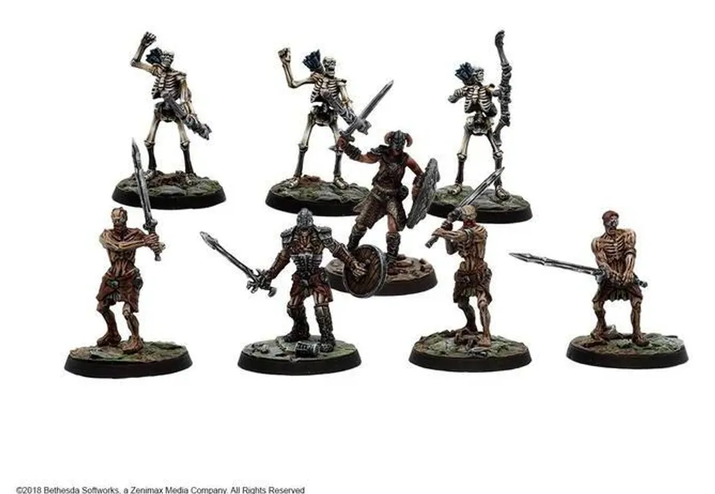 Décors de Donjon miniatures pour jeu de figurines Elder Scrolls - 3