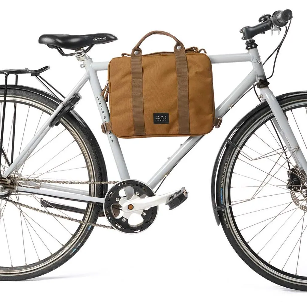 Sacoche de cadre pour vélotaf Weathergoods City Framebag Toffee