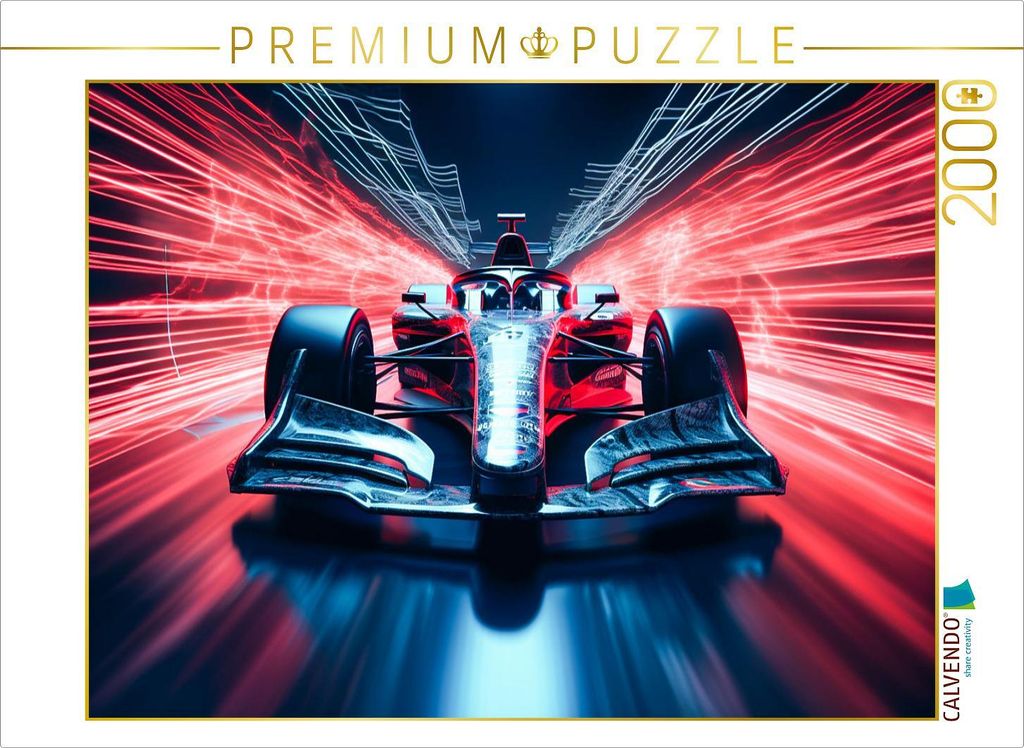 CALVENDO Puzzle Ein Motiv aus dem Kalender Formel E Phantasien | 2000 Teile Lege-Größe 90x67cm Foto-Puzzle für glückliche Stunden