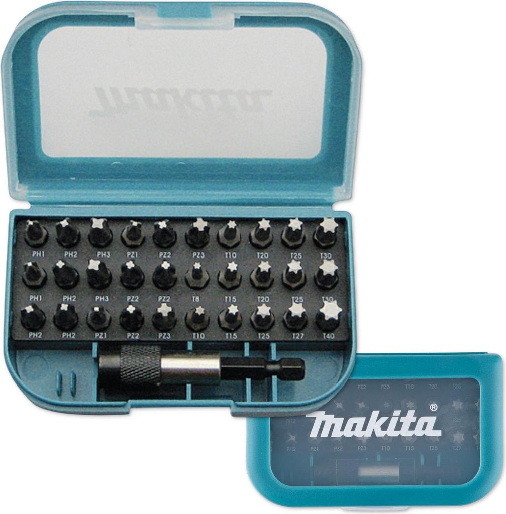 Kit de puntas Makita, 31 piezas, modelo P-73374 Imagen del producto 