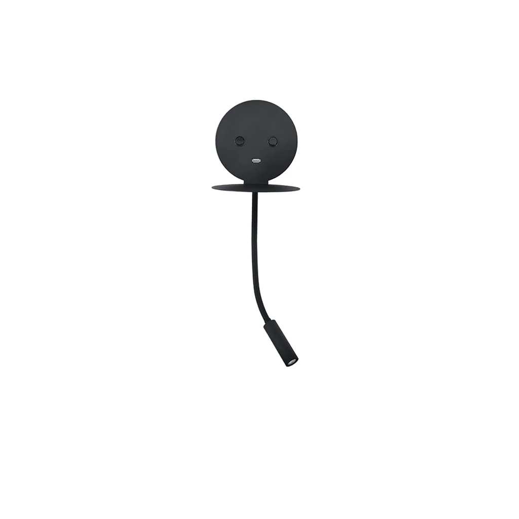 Lampe Murale LED Eclip avec Prise USB et Éclairage Douceur pour Lecture - 3