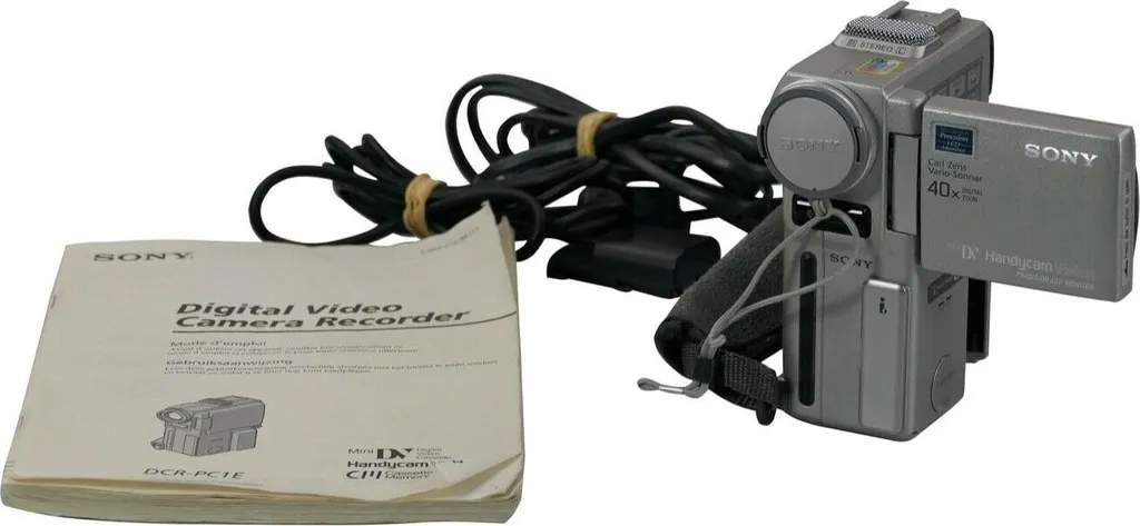Sony DCR-PC105E Caméscope Handycam MiniDV Argenté Boîtier Seul
