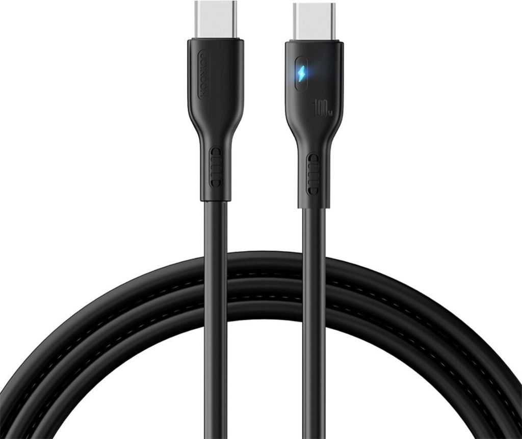 Joyroom Hochleistungs-USB-C-zu-USB-C-Kabel, 100W, 2m, Schwarz