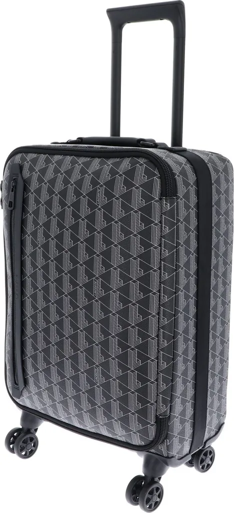 Valise Trolley Lacoste The Blend Monogram Noir Gris - Maniabilité et Style