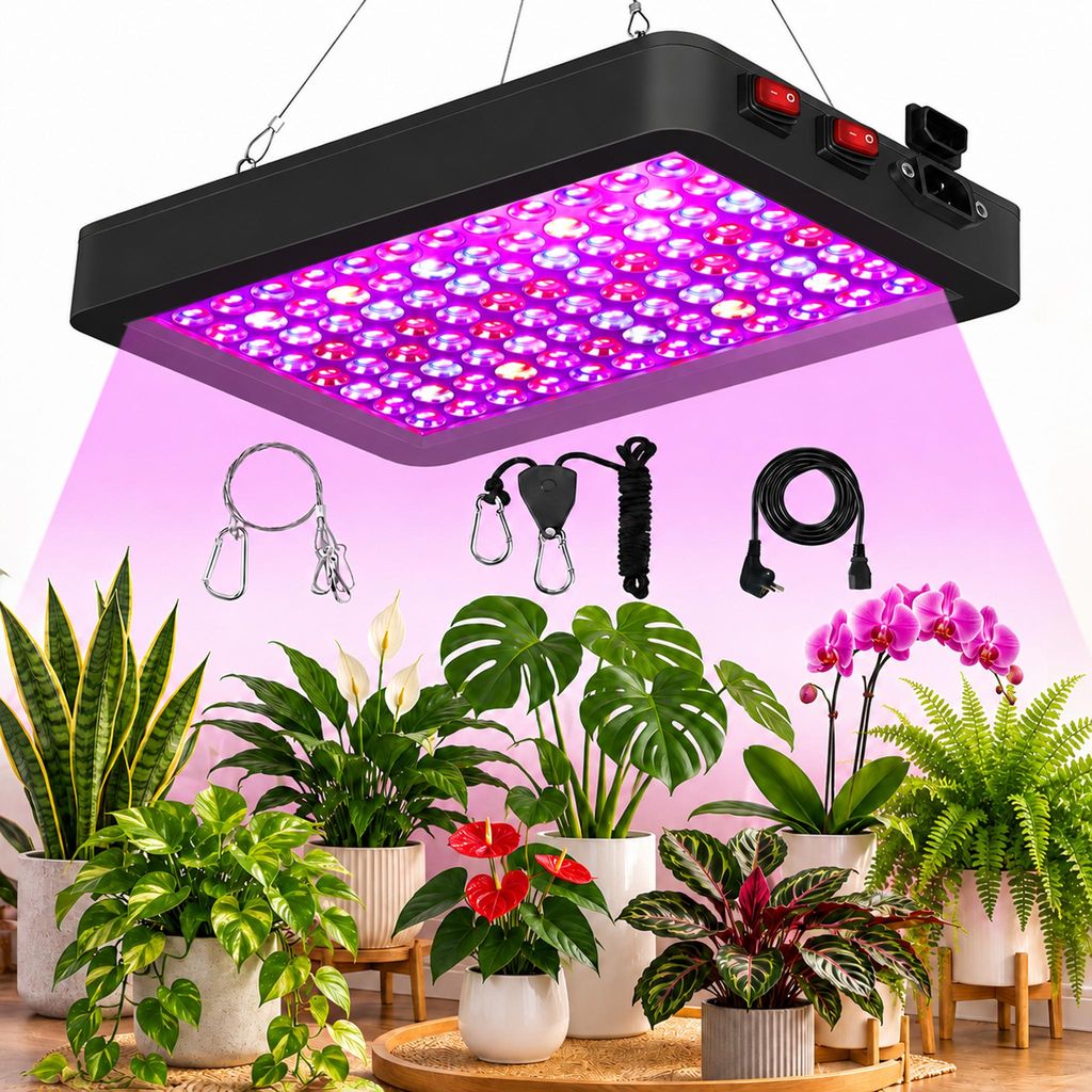 88W 2500lm Pflanzenlampe Led Vollspektrum Zimmerpflanzen Produktbild 