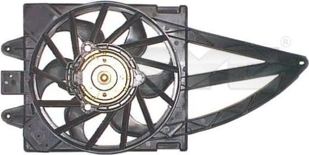 Ventilateur de Radiateur TYC 809-1022 pour Fiat Panda OE 51732070