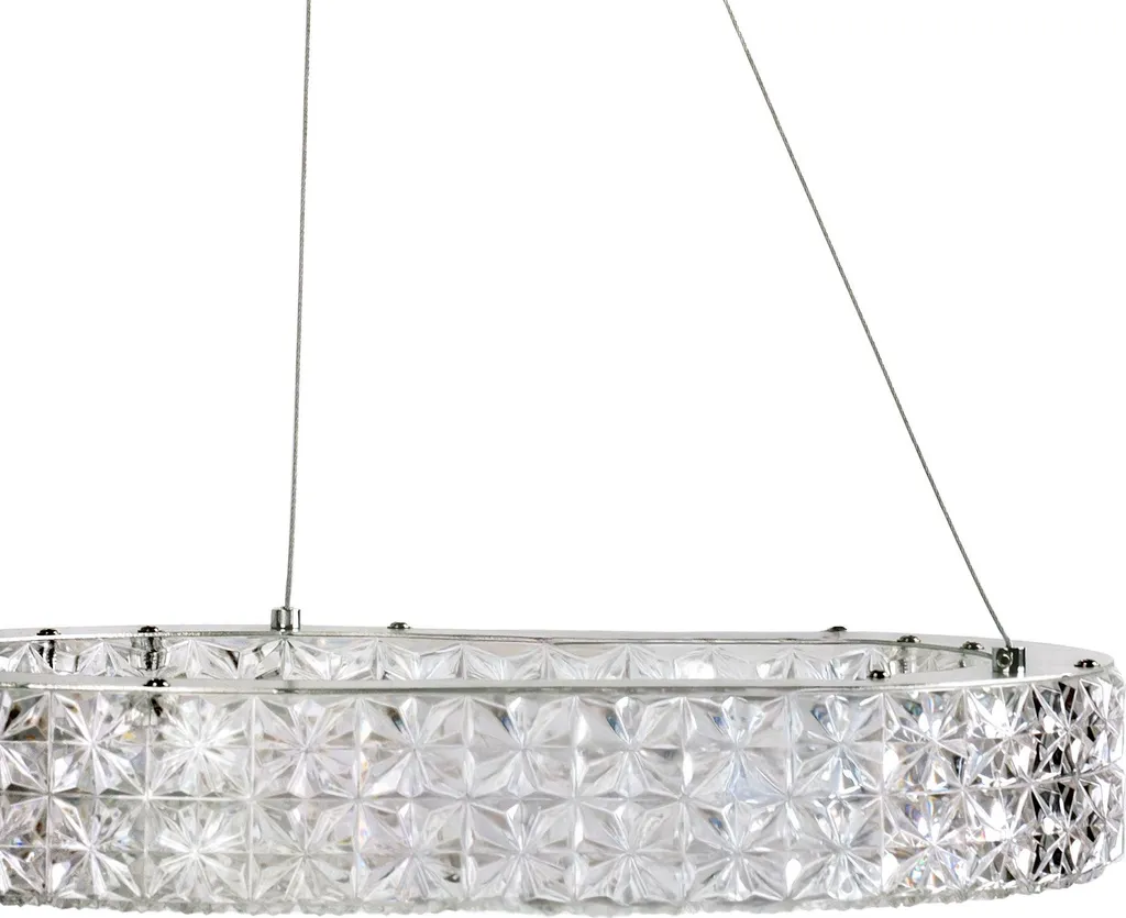 Suspension de Plafond Chrome 50cm Toolight MS005-CP Design Moderne - 3