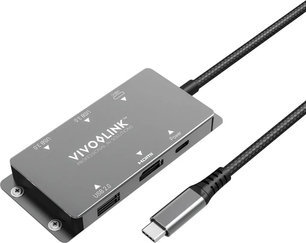 Plus de ports avec le Hub USB-C Vivolink VLUSBCHUB HDMI DisplayPort 4K