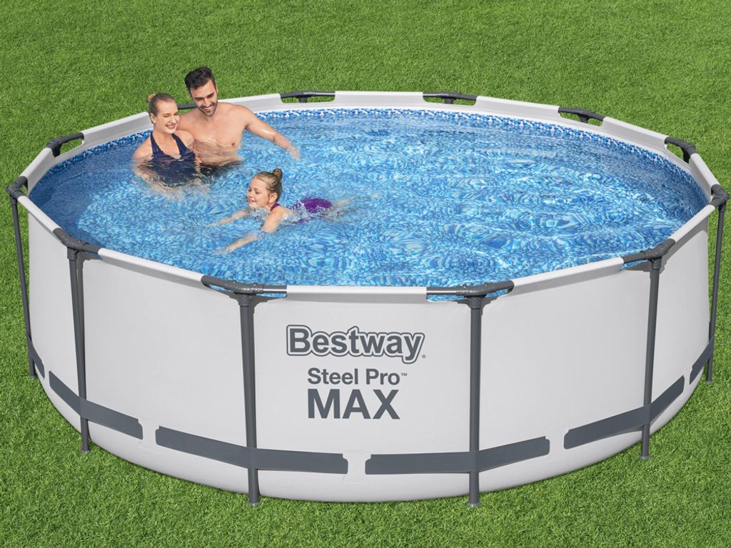 Steel Pro Max™ Frame Pool Komplett-Set, rund, mit Produktbild 44