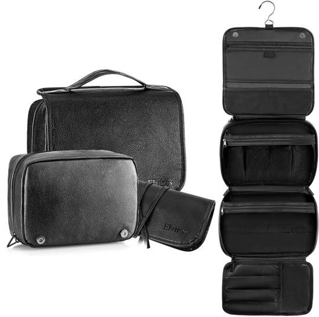 Trousse de toilette anti-fuite grand format pour éviter les taches