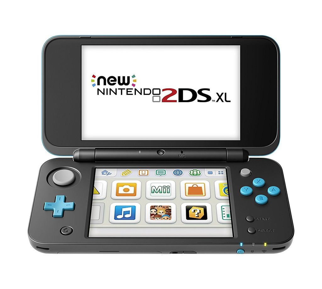 Nintendo New 2DS XL, New Nintendo 2DS XL, Schwarz, Blau, Produktbild 