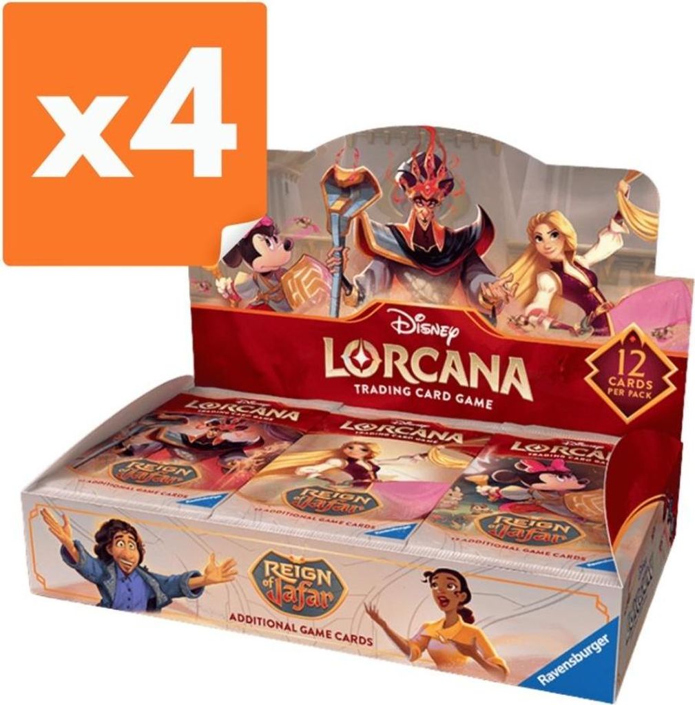 Disney Lorcana (Set 08) (4 Stück) Karton (4 x 24 Booster) – Ravensburger