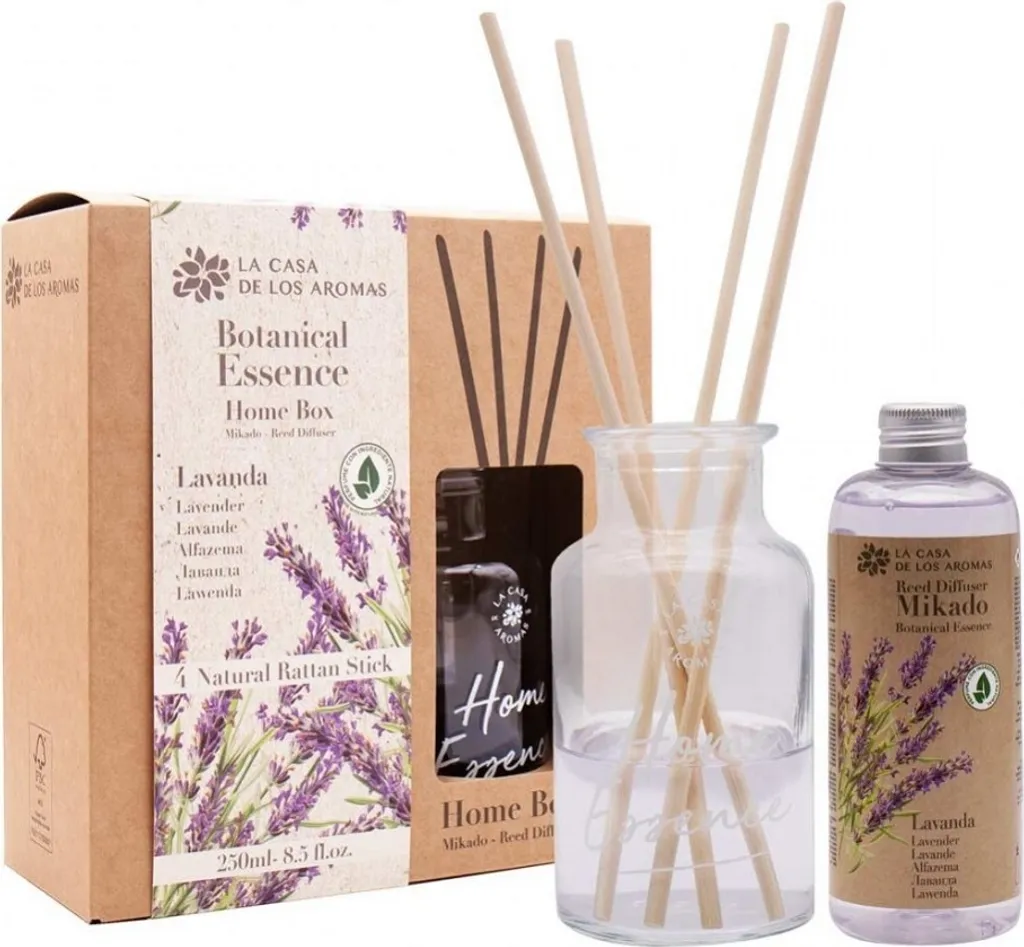 La Casa de los Aromas Lavande Bâtons de Parfum Botanical Essence 250 ml