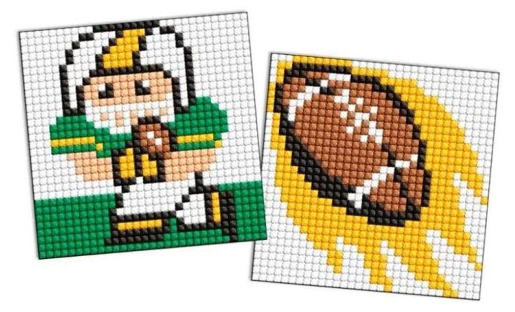 Diamant-Mosaik-Aufkleber „American Football“ – Ideyka