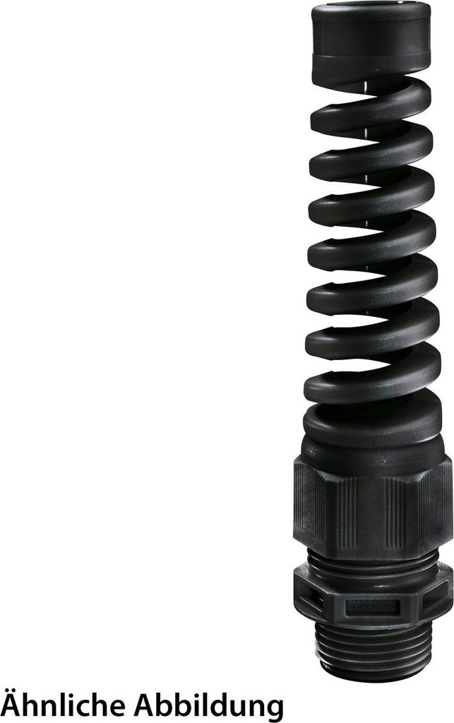 WISKA ATEX-Verschraubung mit Biegeschutz M25x1,5 lang Polyamid (PA) II2DExtbIIICDb / II2GExebIICGb / II 2G (1,2) II 2D