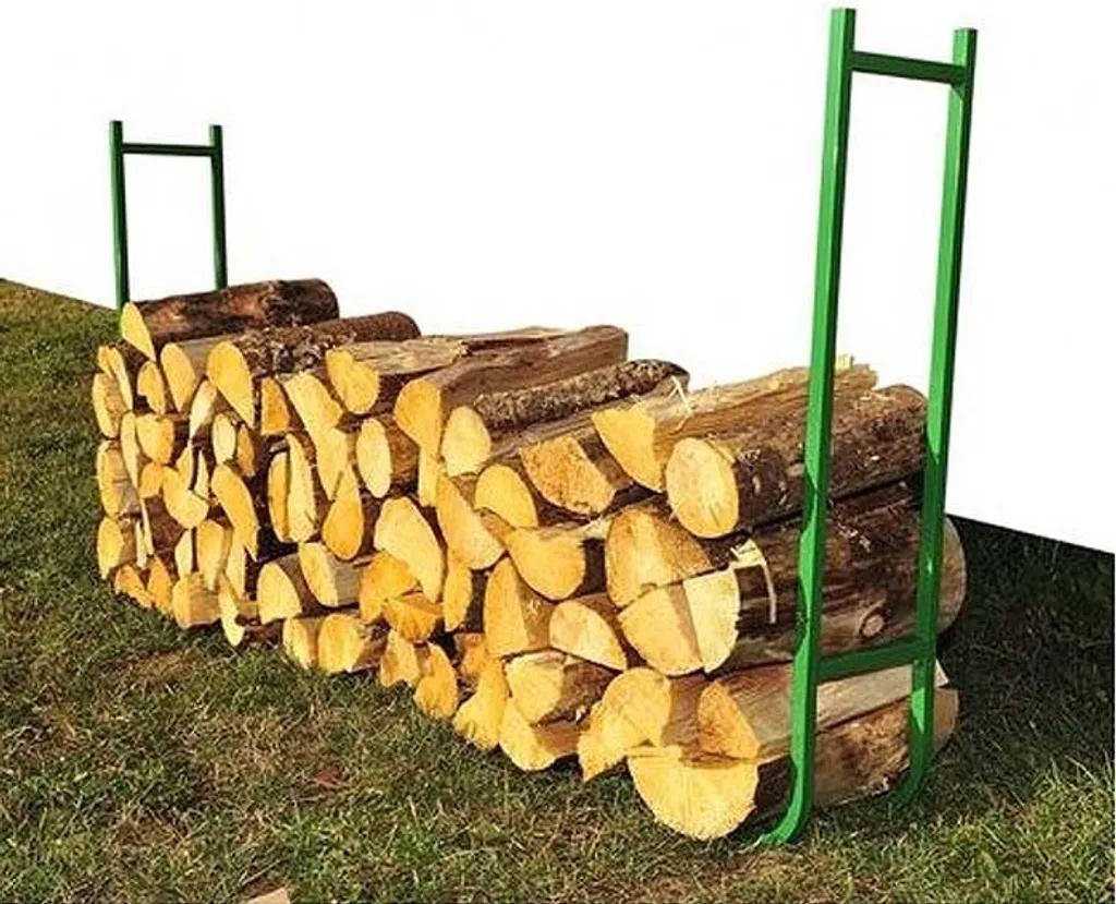 Support de stockage de bois modulable Ribimex PRIRB095 en acier - 5