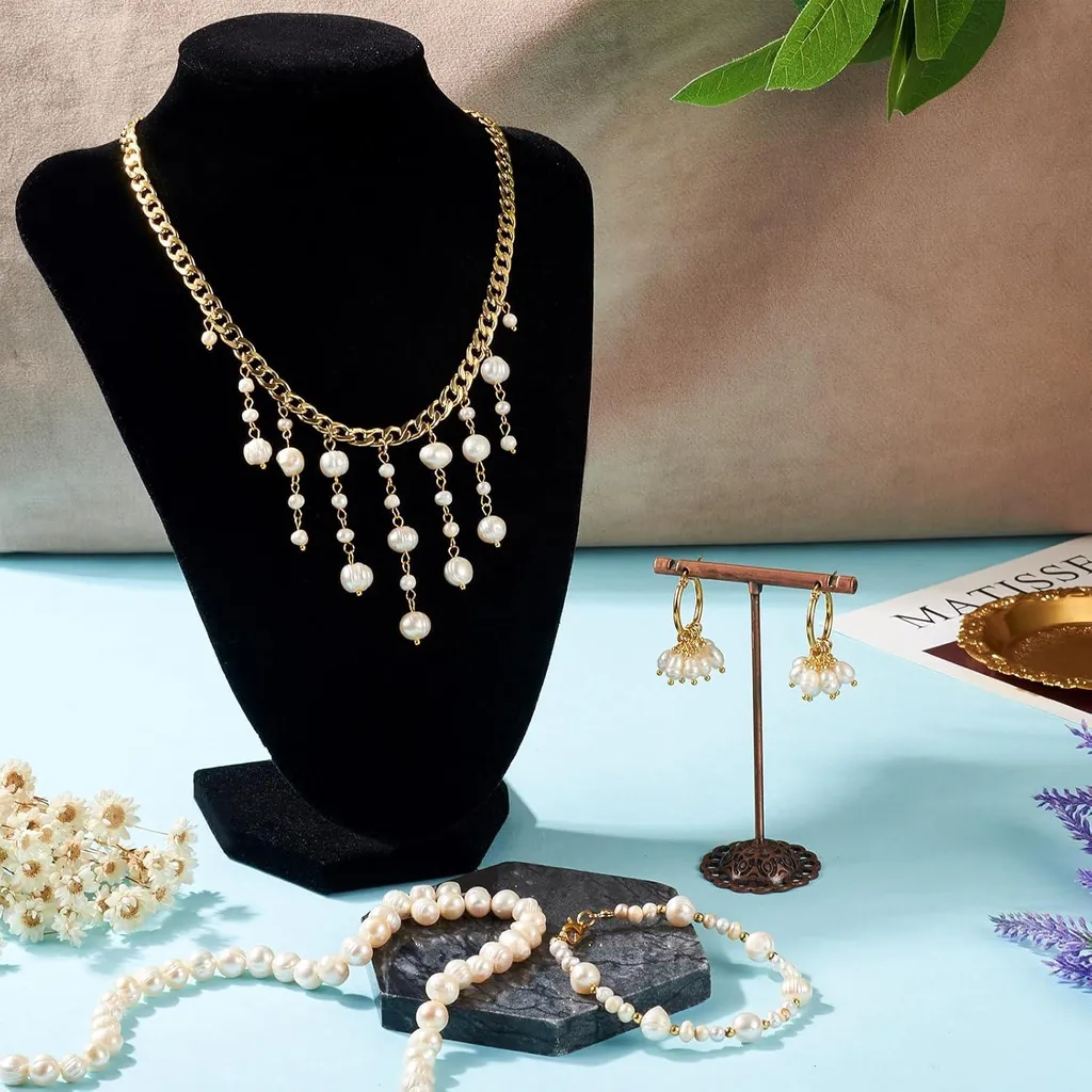 Perles d'eau douce naturelles de qualité pour bijoux DIY faits main - 2