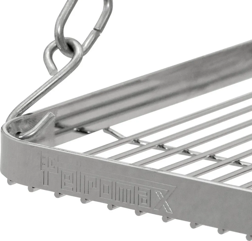 Petromax Feuerbrücke Support de Cuisson Robuste avec Grille et Crochets - 17