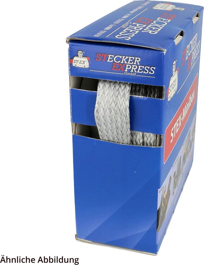 FLEXA Minibox HG-EDU Hohlgeflechtschlauch verzinkter Stahldraht Einsatzbereich 8,0mm - 17,0mm Temperaturbereich -50°C