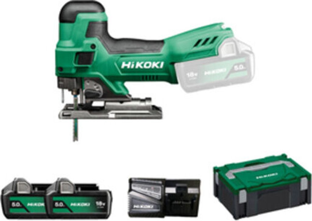 Hikoki Wyrzynarka 18V Cj18Dbwpz 2X5,0Ah Hitsystem Produktbild 