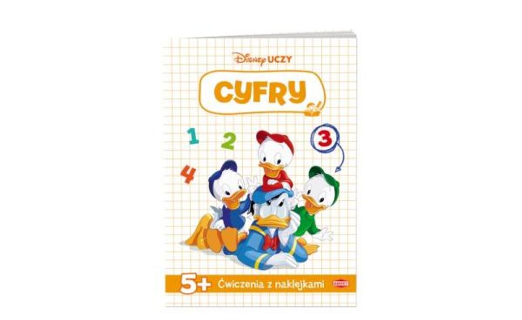Disney Uczy Miki Æwiczenia z naklejkami Cyfry Opracowanie Zbiorowe (Buch auf Polnisch)