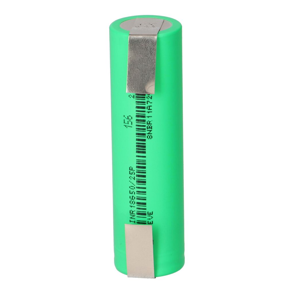 EVE INR18650-25P 2500mAh - 20A avec cosse à souder en U Image du produit 