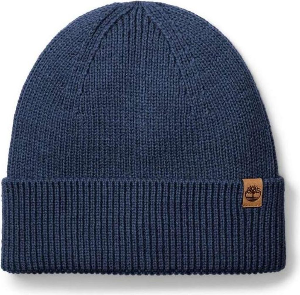 TIMBERLAND - Men's ribbed beanie with logo patch  - Size OS Image du produit 