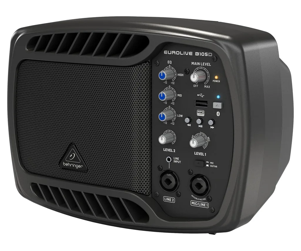 Behringer B105D Enceinte Mobile 50W Bluetooth et Port USB MP3 Intégré - 4