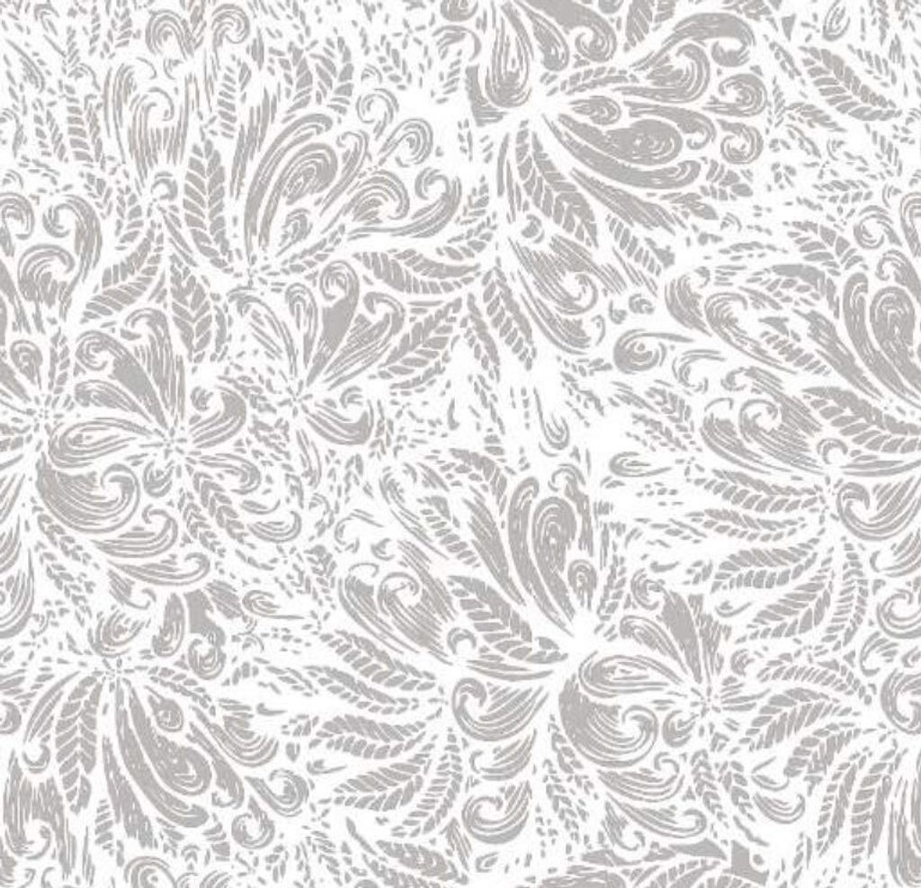 Statische Fensterfolie Ornamente grau Barock 0,45 x 15 m