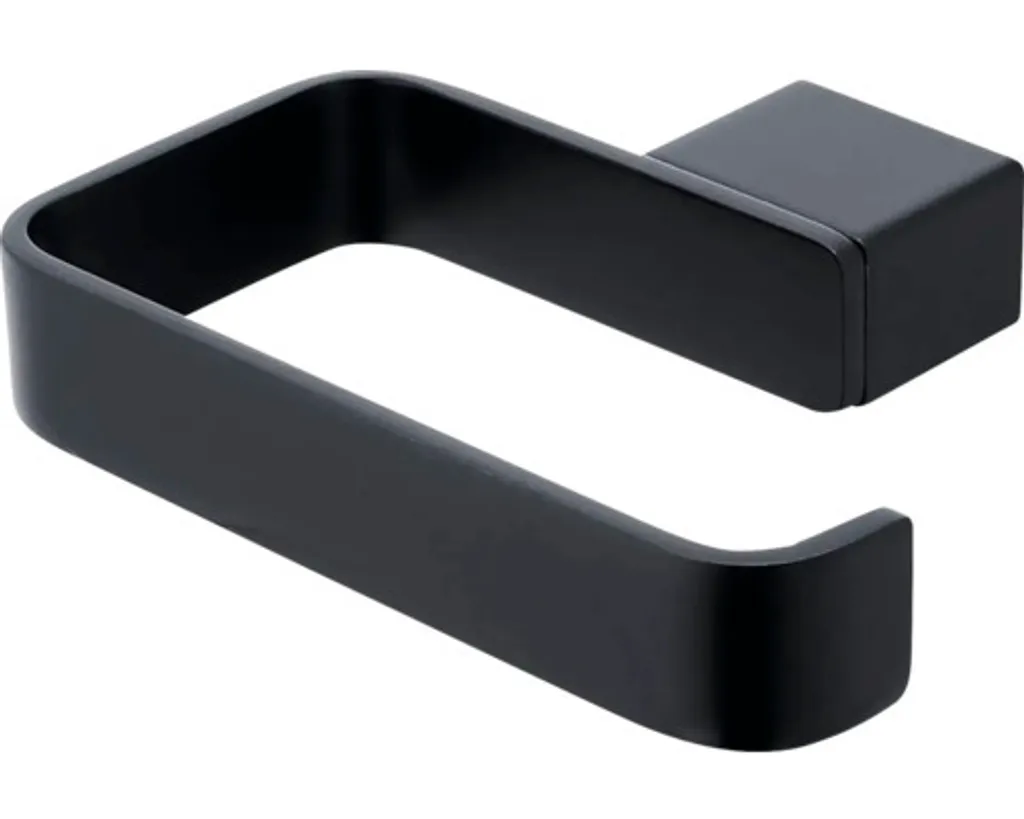 Porta Carta Igienica Nero Nimco Kibo Ki-14055-90 | Qualità Ottone Professionale