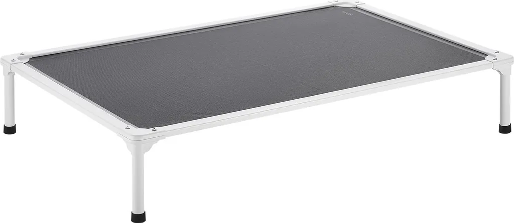 Lit portable pour chien XL idéal pour le camping et le jardin gris 125cm