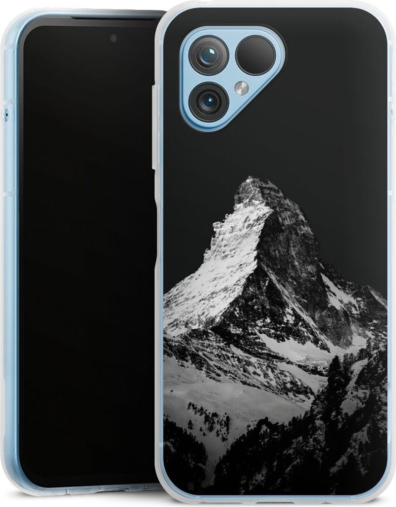 DeinDesign Handyhülle für Fairphone 5 Silikon Hülle Case Smartphone Schutzhülle Alpspitze Berg Schnee