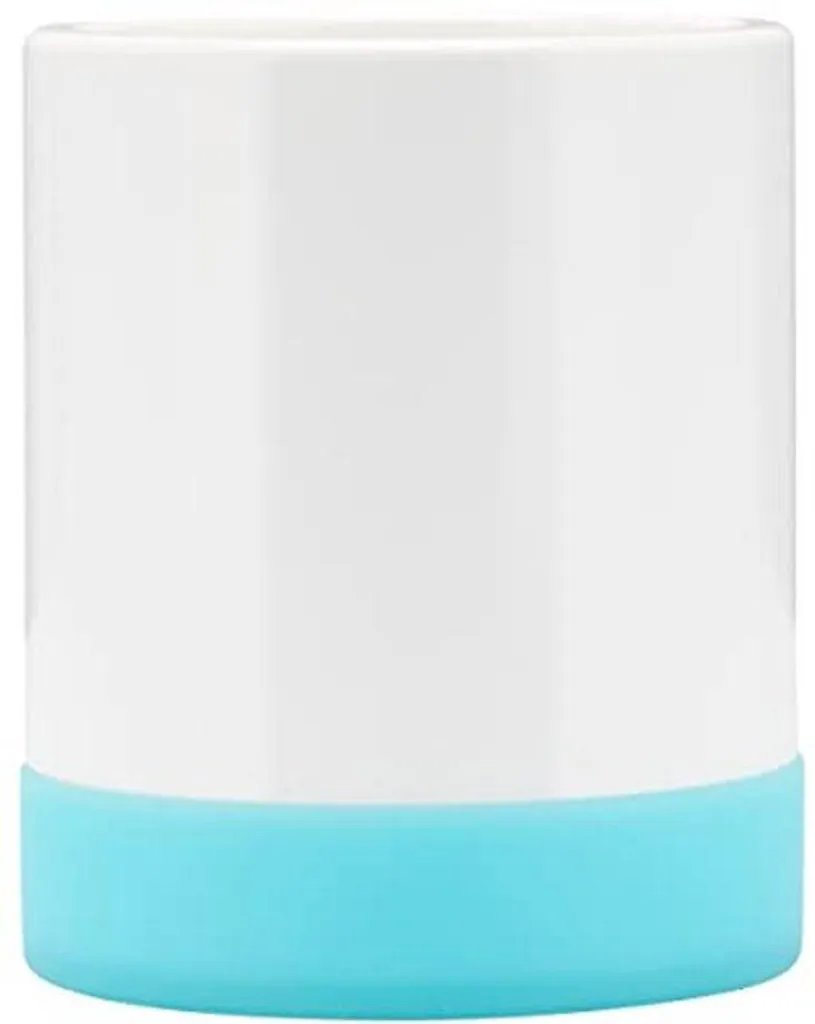 Support de rechange antidérapant pour brosse WC en silicone turquoise