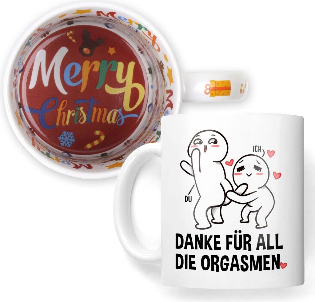 22Feels Weihnachtsgeschenk Geschenk Frauen Männer Ehefrau Tasse Ehemann Freund Freundin Kaffeetasse Liebe Paar Beziehung Haferl Weihnachten