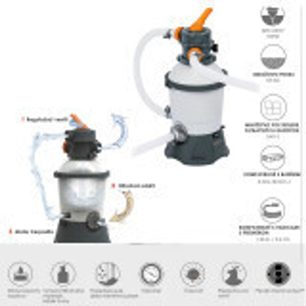 Bestway 58515 Sandfilterpumpe 3,028 L für Flowclear Pools Produktbild 65