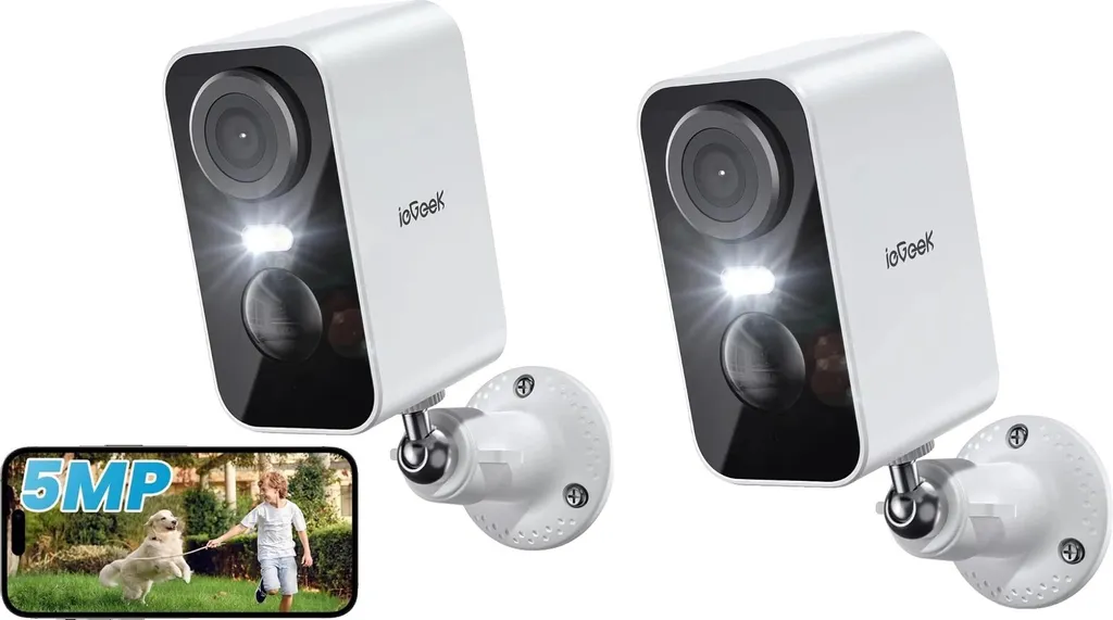 Caméra surveillance sans fil 5MP : finissez-en avec les câbles et trous