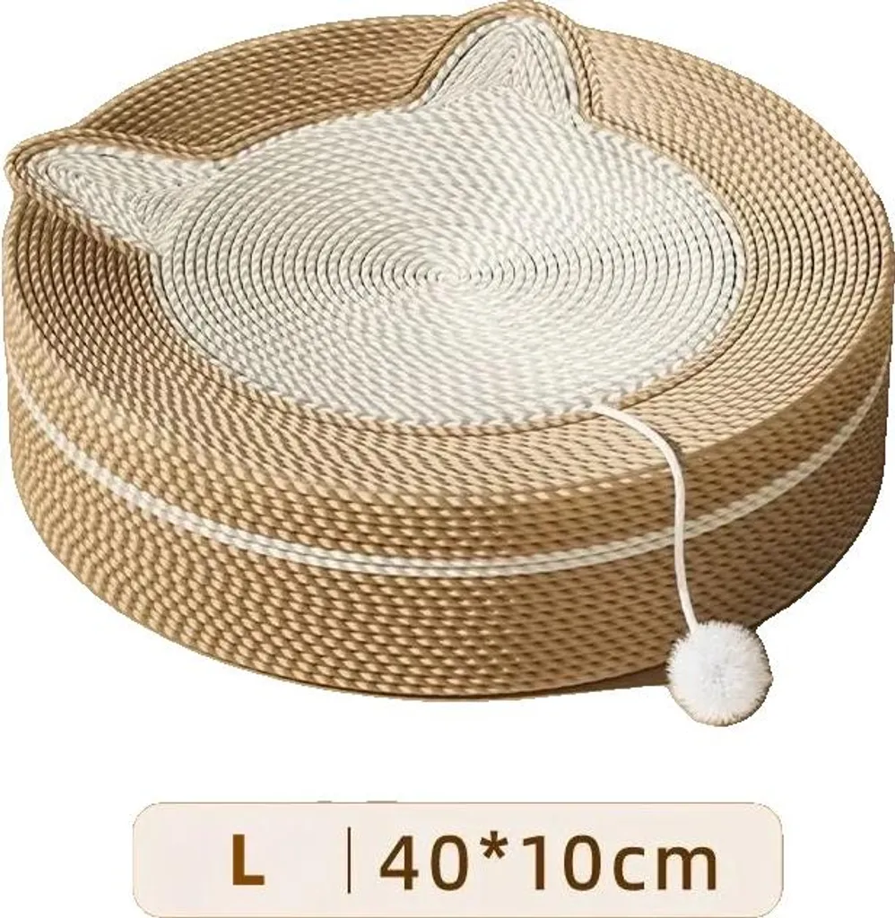 Poteau à griffer pour chat en sisal durable et bois naturel modèle T1