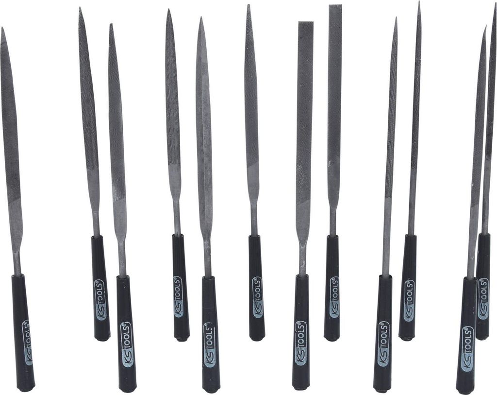 KS TOOLS Feilen-Satz 140.3050 5,0mm 1,0mm Werkzeugstahl Produktbild 