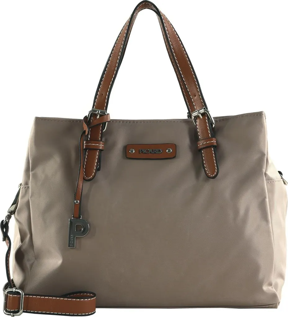 Sac Sonja Shopper taupe en nylon : Ultra léger et résistant aux chocs