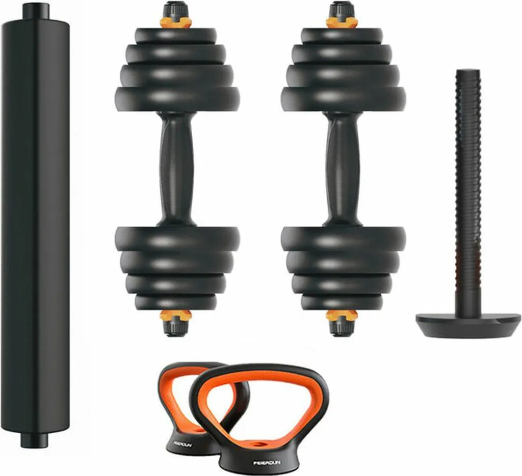 Haltères Xiaomi ORMANC30V2P - Kit de Musculation Modulable en Acier Noir