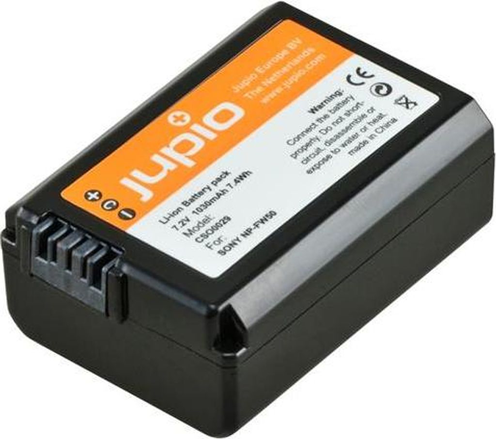 Jupio NP-FW50 pro Sony 1030 mAh Akkus