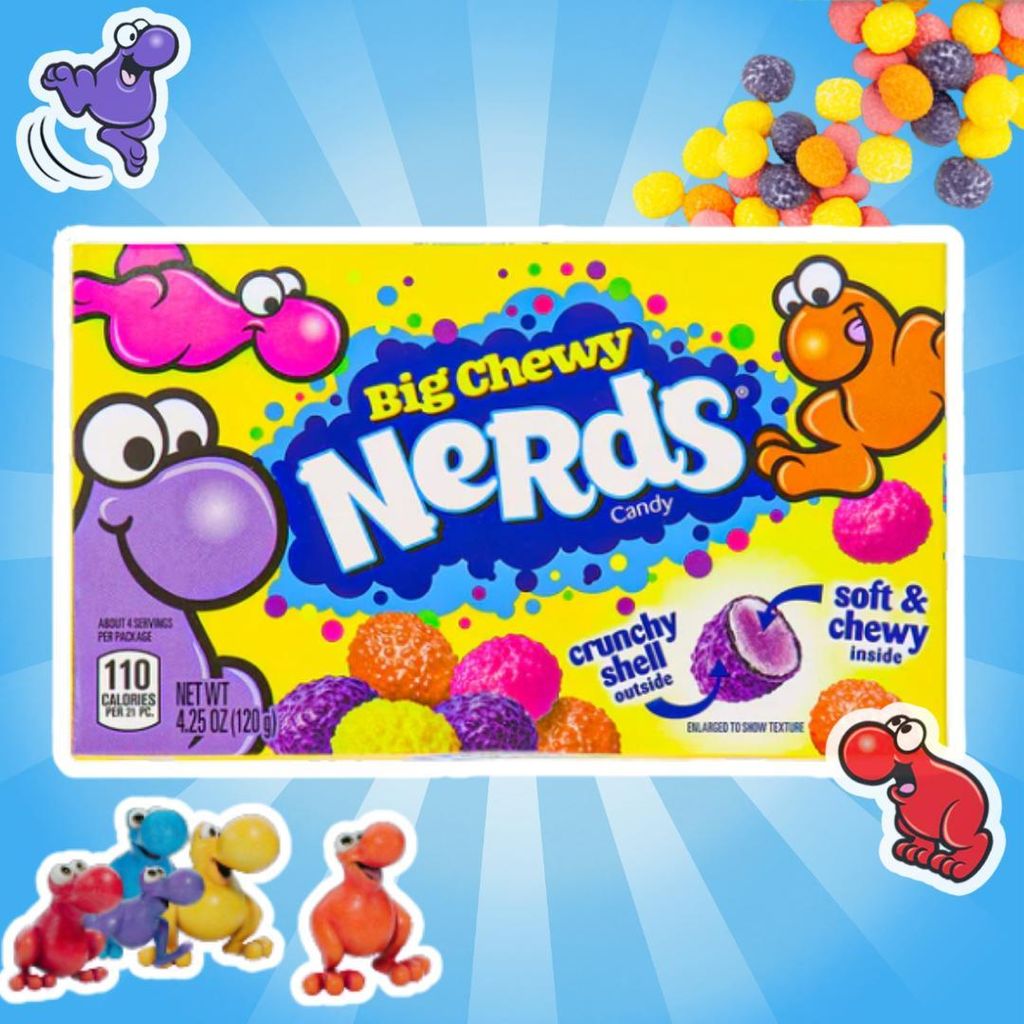 Nerds Big Chewy Theater Box 120 g – Fruchtige Kaubonbons Produktbild 