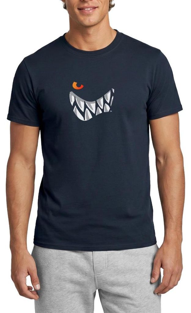 Spreadshirt Die Wilden Kerle Grinsen Männer T-Shirt, L, Navy