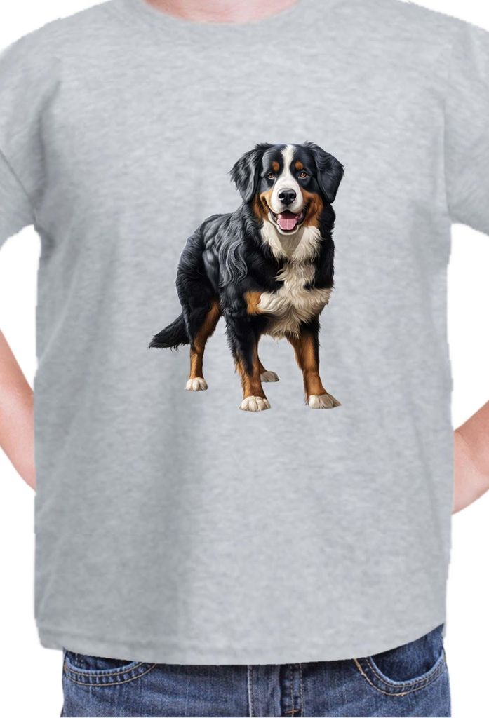 Kinder T-Shirt Dogs Breeds Weimaraner Dog Breed 007, 5-6 Jahr - 116 / Grau