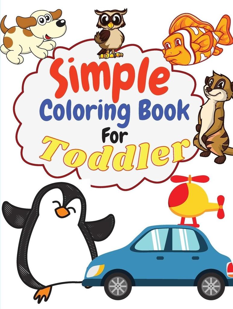 Simple Coloring Book For Toddler