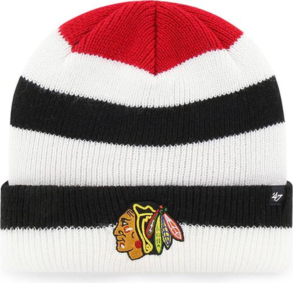 47 Brand Strickmütze - SHORTSIDE Chicago Blackhawks rot