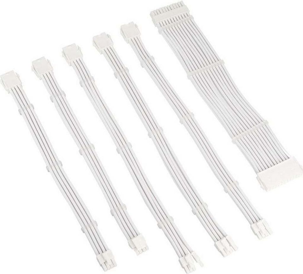 Kolink Core Adept Braided Cable Extension Kit White