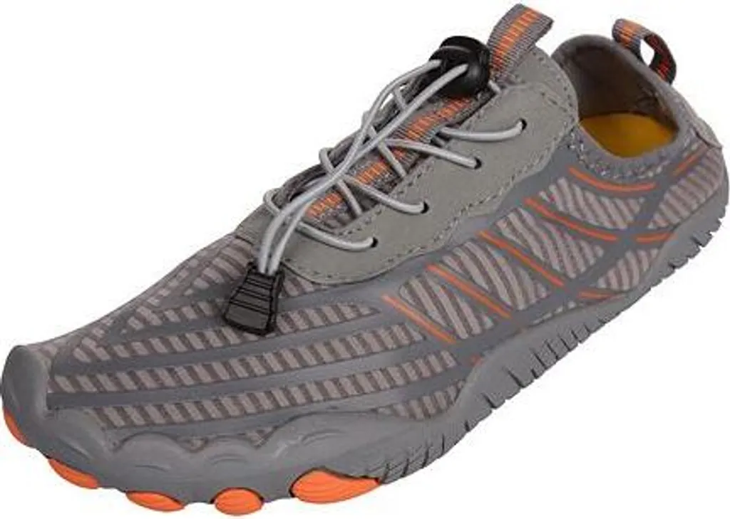 Chaussures d'eau Caraïbes grises - Chaussons de mer souples taille 36-45